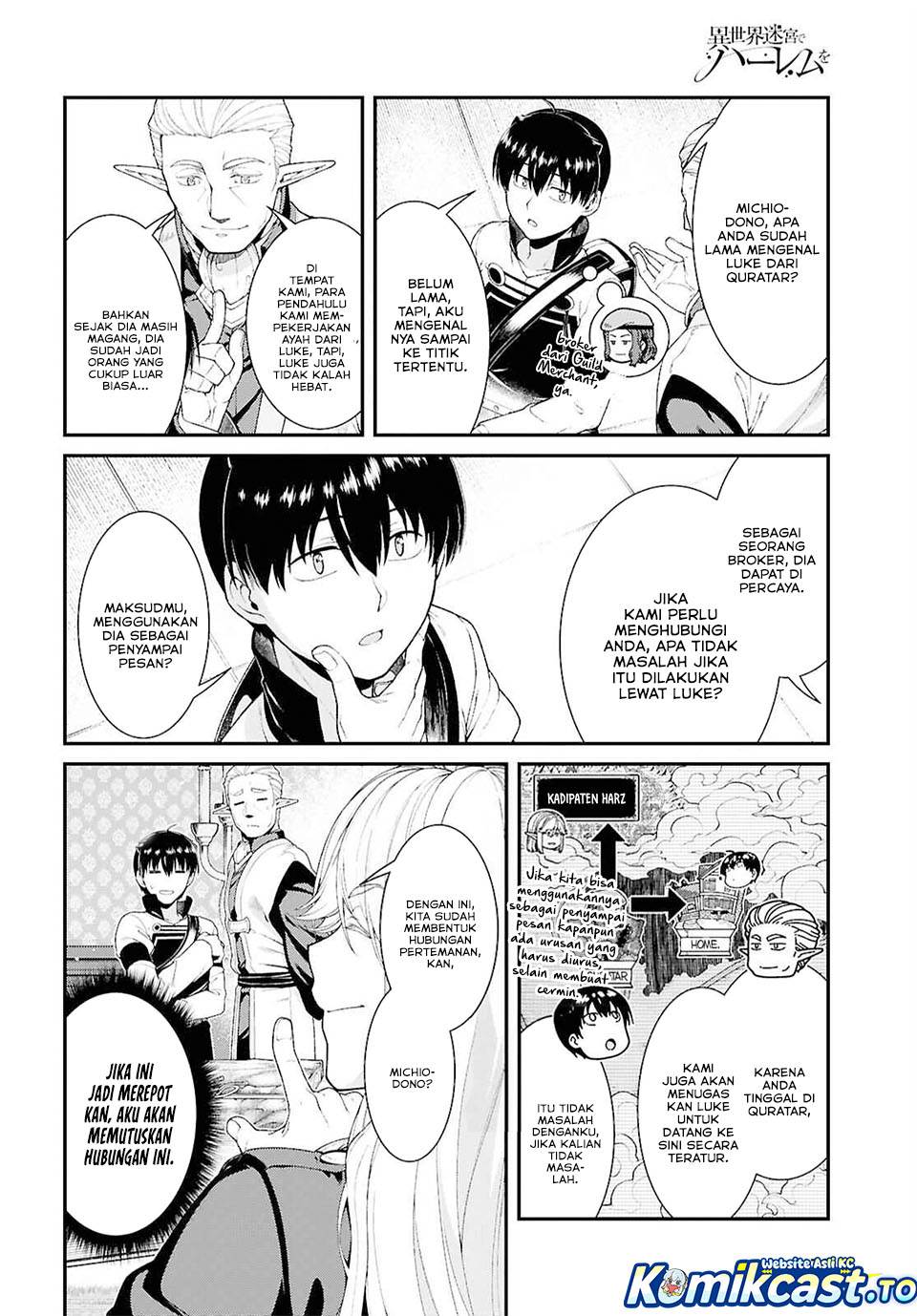 Isekai Meikyuu de Harem o Chap 101 - Next Chap 102