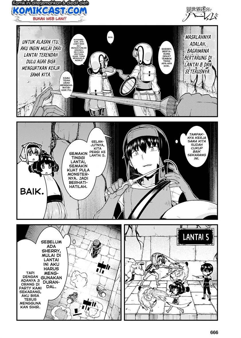 Isekai Meikyuu de Harem o Chap 45 - Next Chap 46