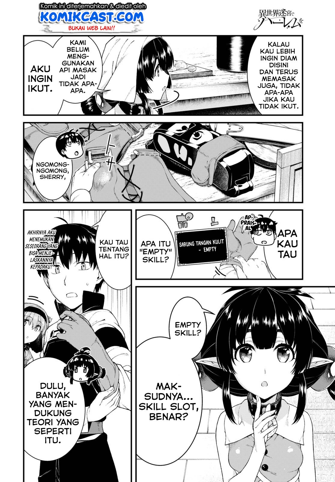Isekai Meikyuu de Harem o Chap 40 - Next Chap 41