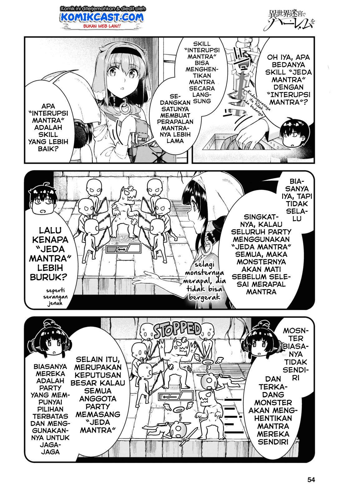 Isekai Meikyuu de Harem o Chap 41 - Next Chap 42