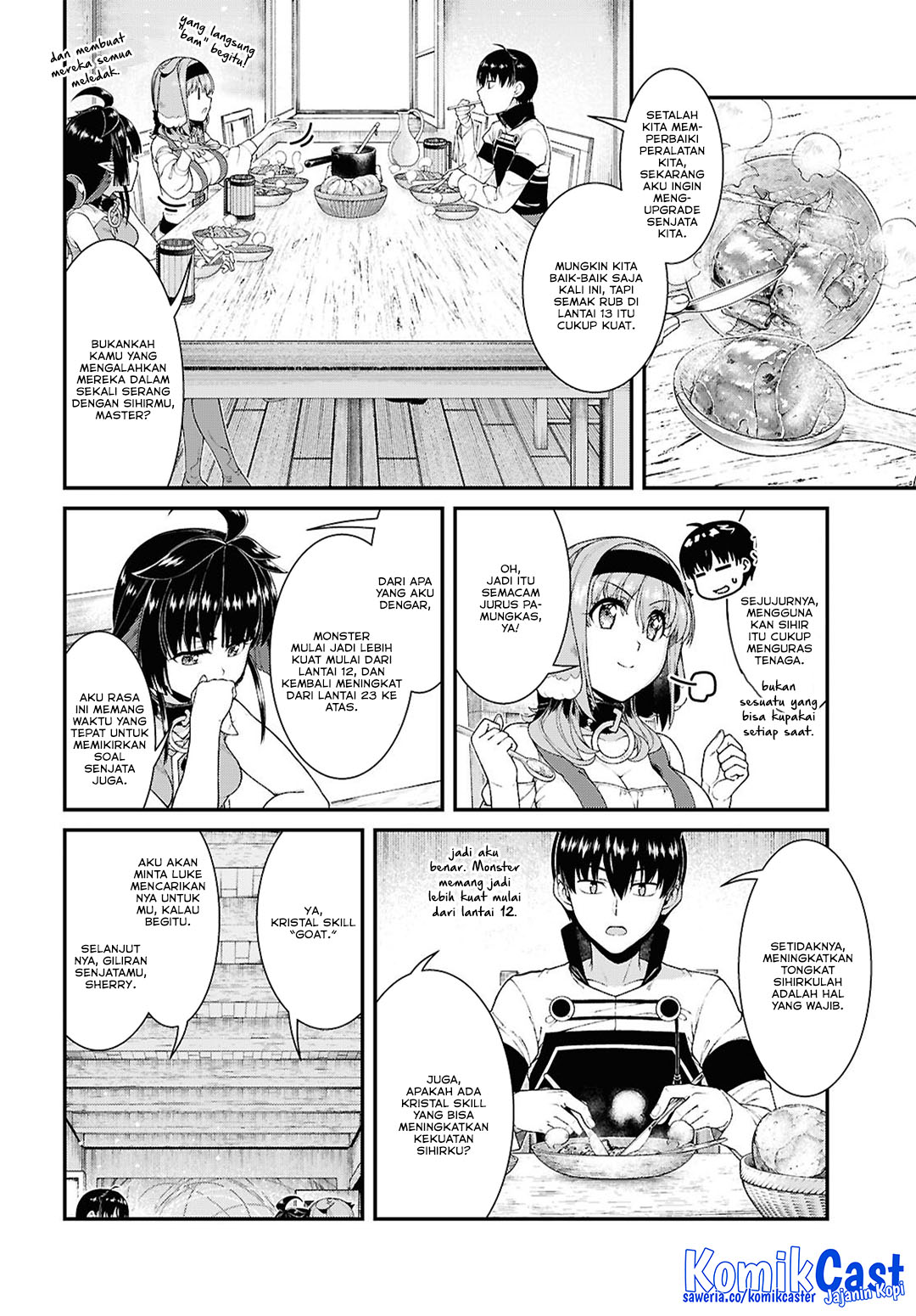 Isekai Meikyuu de Harem o Chap 91 - Next Chap 92