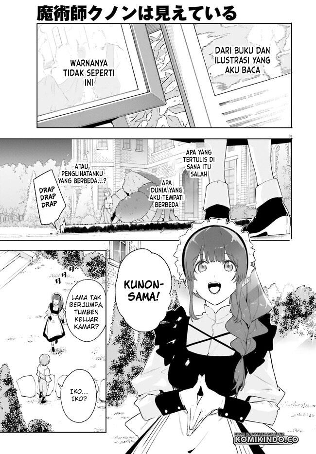 Majutsushi Kunon wa Miete Iru Chap 13.1 - Next Chap 14.1