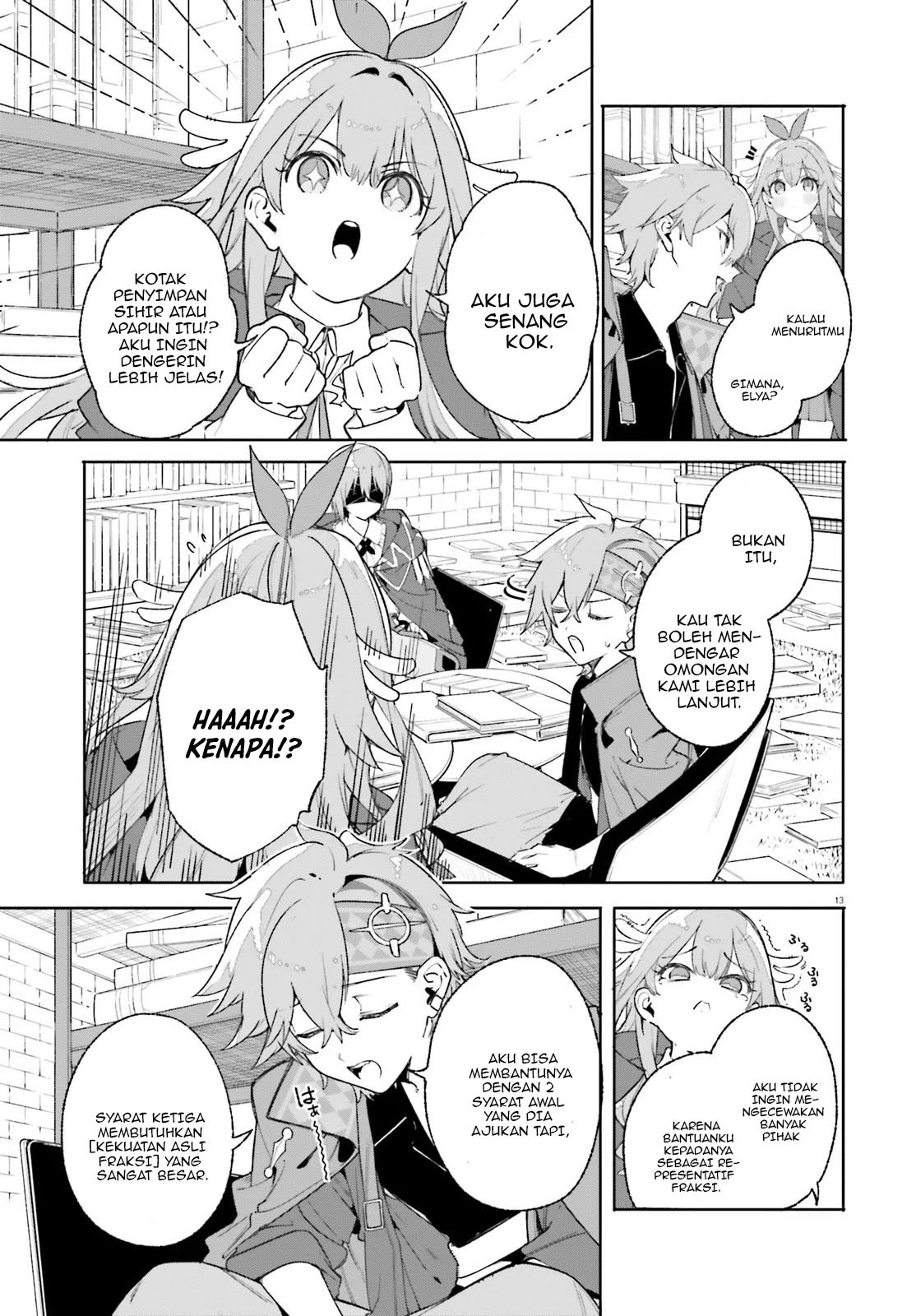 Majutsushi Kunon wa Miete Iru Chap 26.2 - Next Chap 27.2