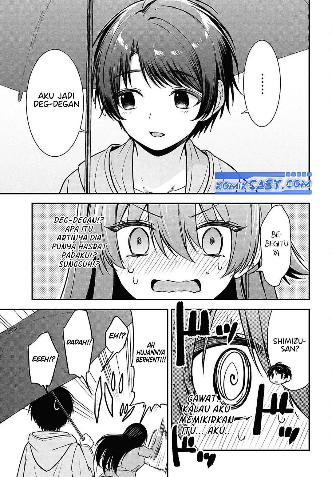 Tonari no Seki no Yankee Shimizu-san ga Kami o Kuroku Sometekita Chap 8 - Next Chap 9