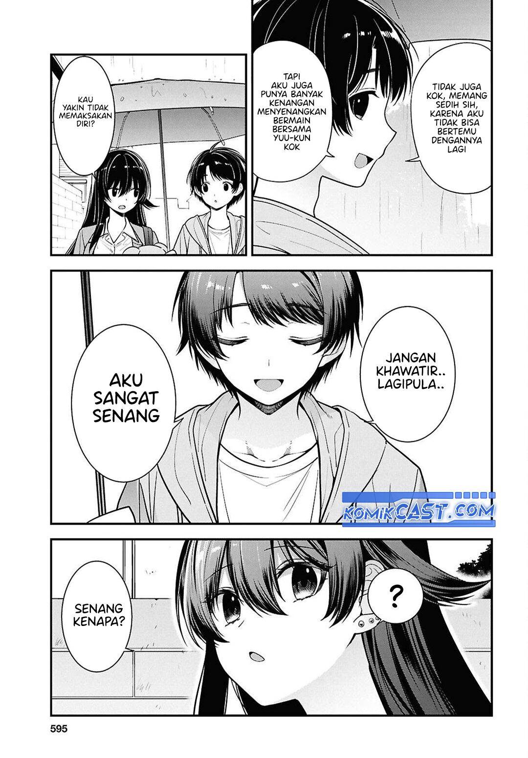 Tonari no Seki no Yankee Shimizu-san ga Kami o Kuroku Sometekita Chap 8 - Next Chap 9