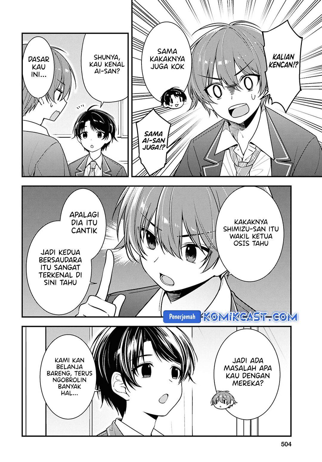 Tonari no Seki no Yankee Shimizu-san ga Kami o Kuroku Sometekita Chap 9 - Next Chap 10