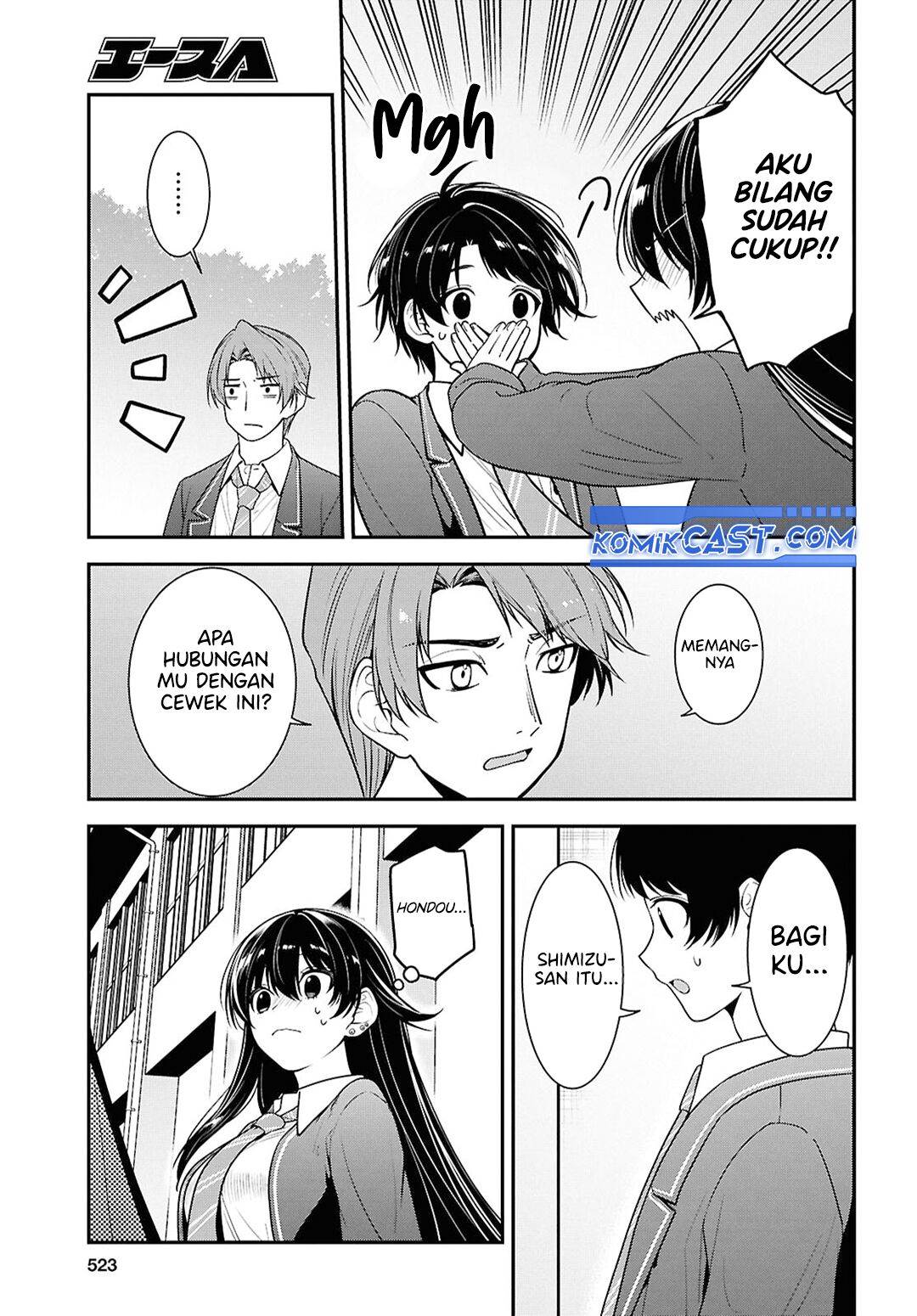 Tonari no Seki no Yankee Shimizu-san ga Kami o Kuroku Sometekita Chap 9 - Next Chap 10