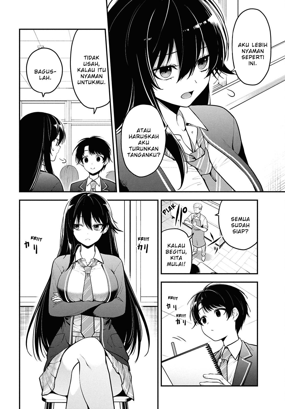 Tonari no Seki no Yankee Shimizu-san ga Kami o Kuroku Sometekita Chap 1 - Next Chap 2