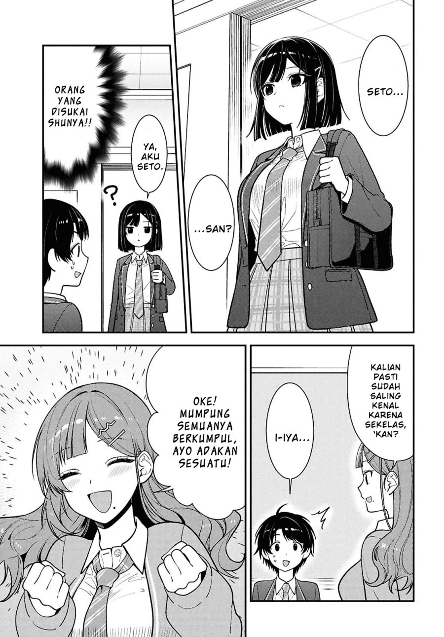 Tonari no Seki no Yankee Shimizu-san ga Kami o Kuroku Sometekita Chap 11 - Next Chap 12