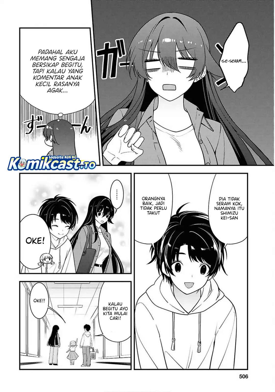 Tonari no Seki no Yankee Shimizu-san ga Kami o Kuroku Sometekita Chap 13 - Next Chap 14