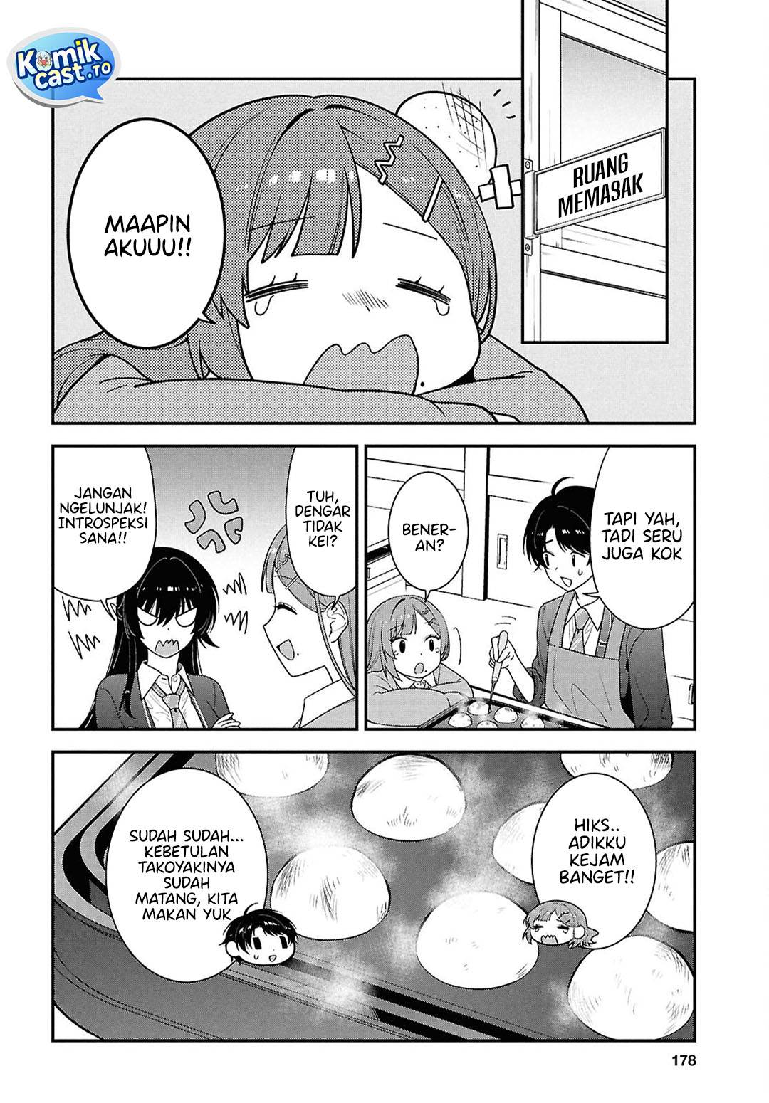 Tonari no Seki no Yankee Shimizu-san ga Kami o Kuroku Sometekita Chap 14 - Next Chap 15