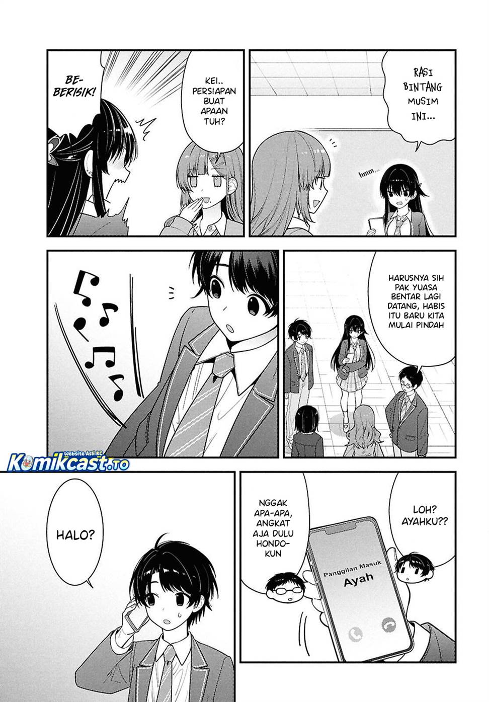 Tonari no Seki no Yankee Shimizu-san ga Kami o Kuroku Sometekita Chap 15 - Next Chap 16
