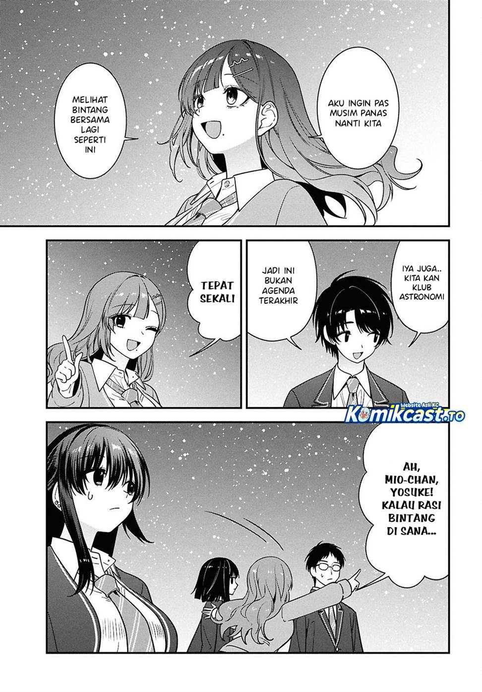 Tonari no Seki no Yankee Shimizu-san ga Kami o Kuroku Sometekita Chap 15 - Next Chap 16