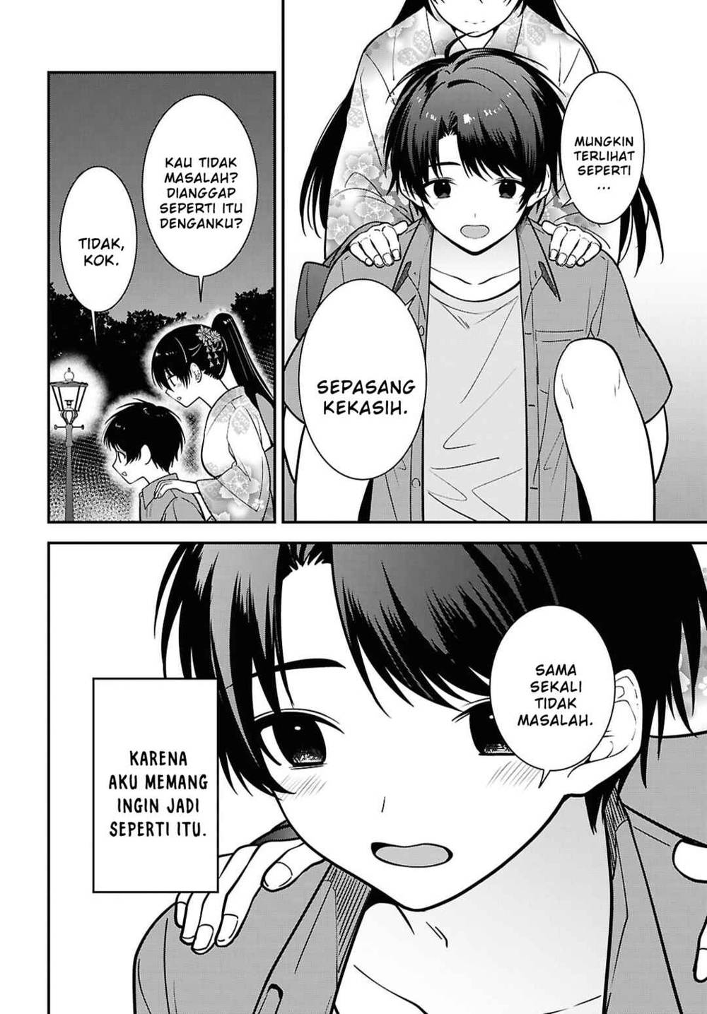 Tonari no Seki no Yankee Shimizu-san ga Kami o Kuroku Sometekita Chap 16 - Next Chap 17