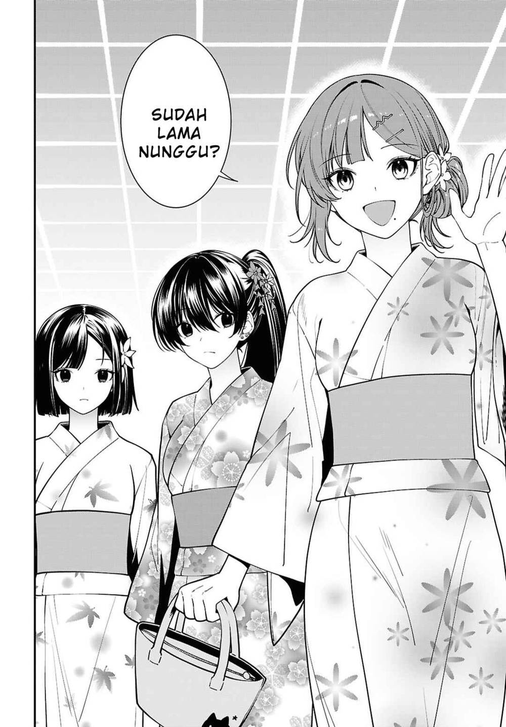 Tonari no Seki no Yankee Shimizu-san ga Kami o Kuroku Sometekita Chap 16 - Next Chap 17