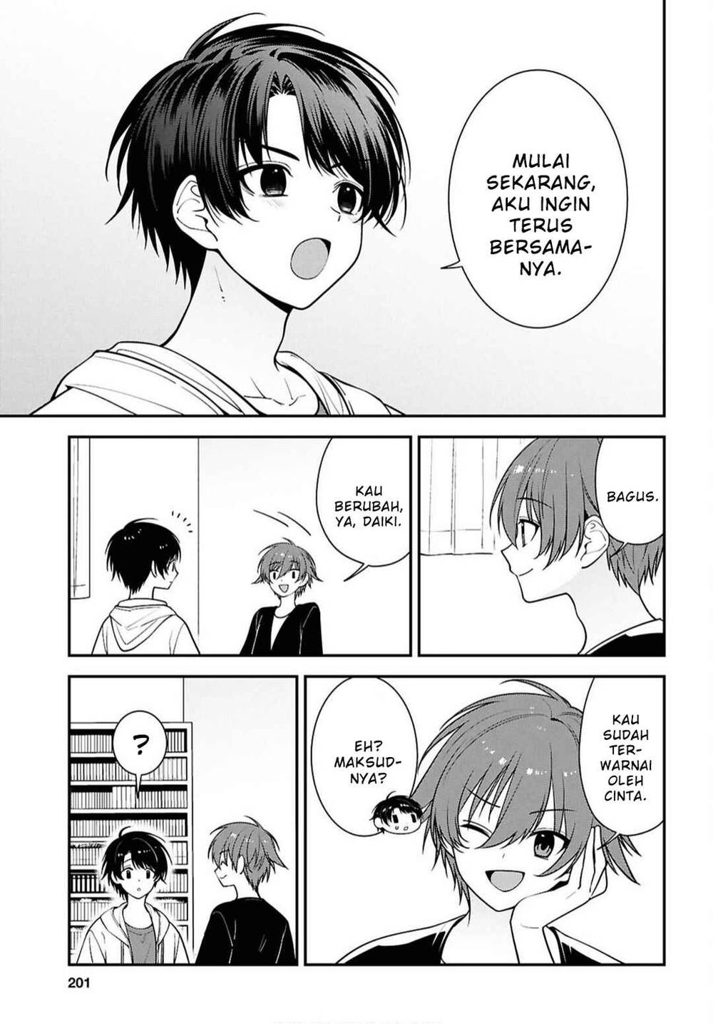 Tonari no Seki no Yankee Shimizu-san ga Kami o Kuroku Sometekita Chap 17 - Next Chap 18