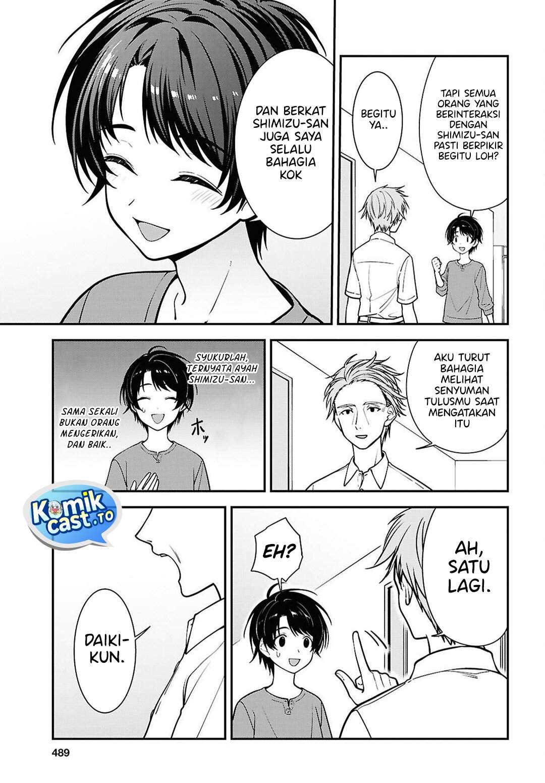 Tonari no Seki no Yankee Shimizu-san ga Kami o Kuroku Sometekita Chap 18 - Next Chap 19