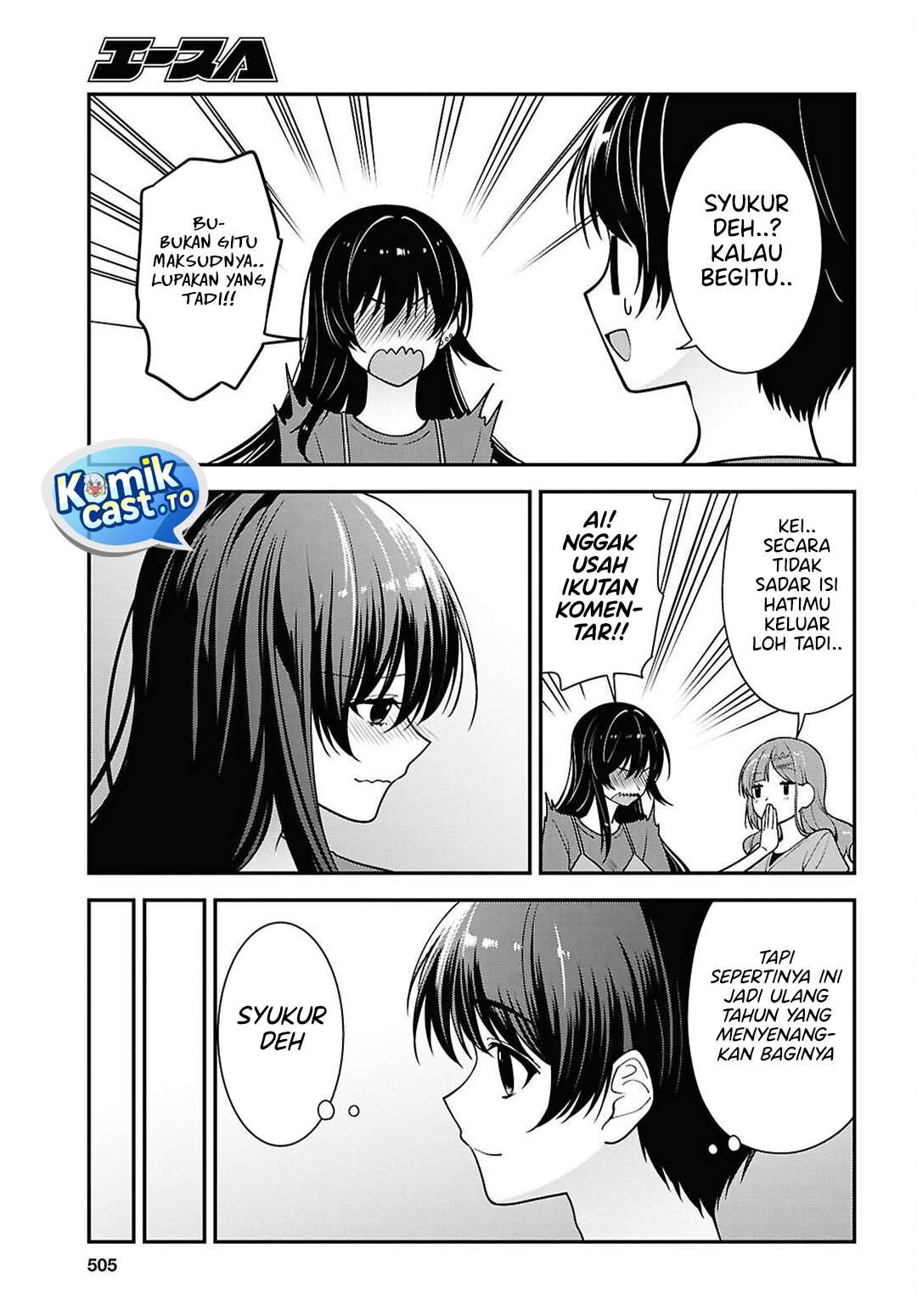Tonari no Seki no Yankee Shimizu-san ga Kami o Kuroku Sometekita Chap 18 - Next Chap 19