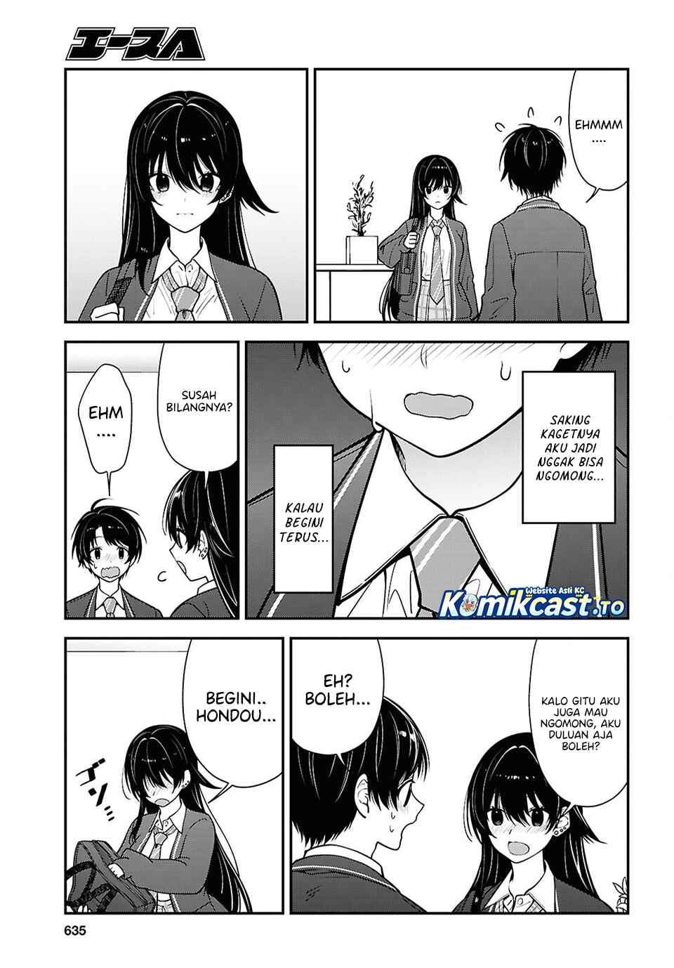 Tonari no Seki no Yankee Shimizu-san ga Kami o Kuroku Sometekita Chap 19 - Next Chap 20