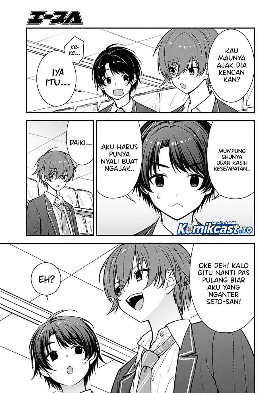 Tonari no Seki no Yankee Shimizu-san ga Kami o Kuroku Sometekita Chap 19 - Next Chap 20