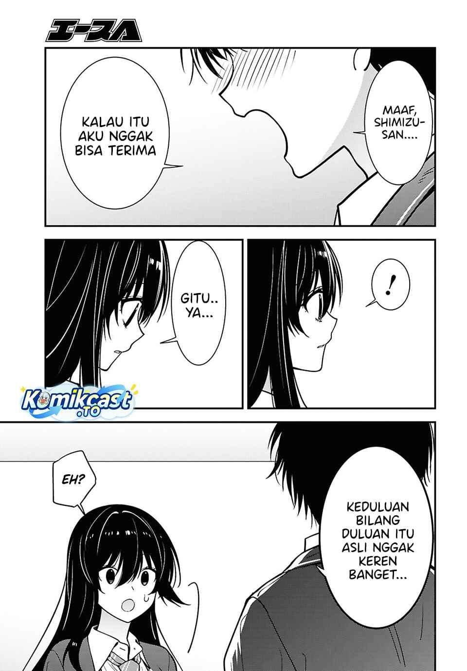 Tonari no Seki no Yankee Shimizu-san ga Kami o Kuroku Sometekita Chap 19 - Next Chap 20
