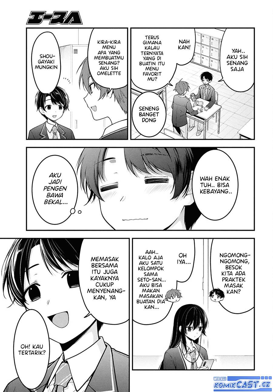 Tonari no Seki no Yankee Shimizu-san ga Kami o Kuroku Sometekita Chap 2 - Next Chap 3