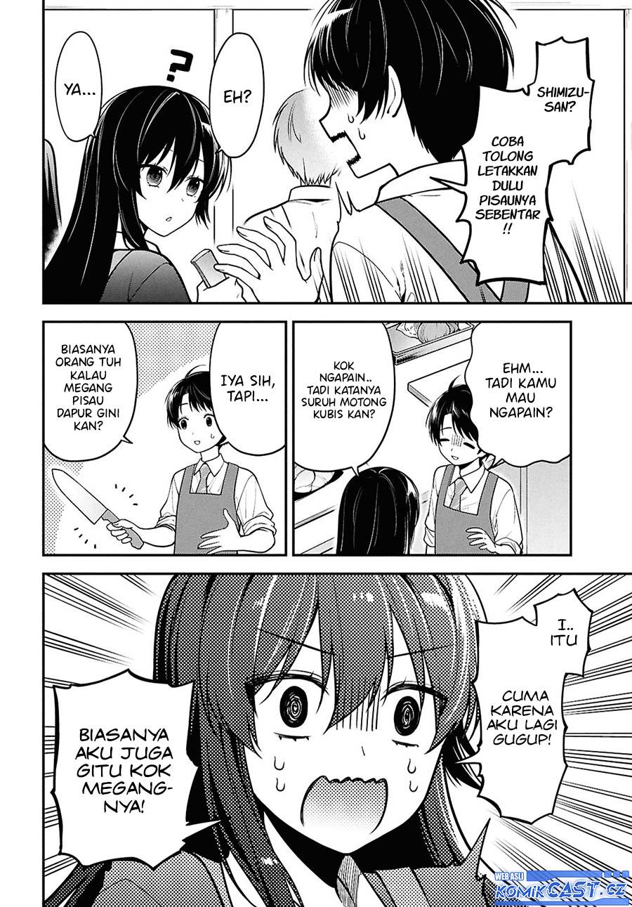 Tonari no Seki no Yankee Shimizu-san ga Kami o Kuroku Sometekita Chap 2 - Next Chap 3