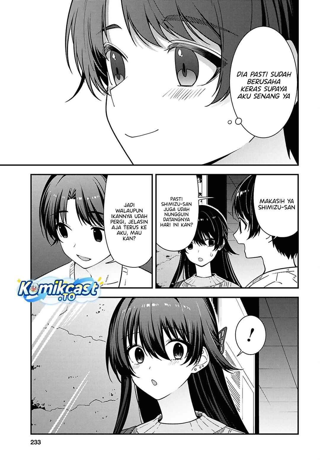 Tonari no Seki no Yankee Shimizu-san ga Kami o Kuroku Sometekita Chap 20 - Next Chap 21