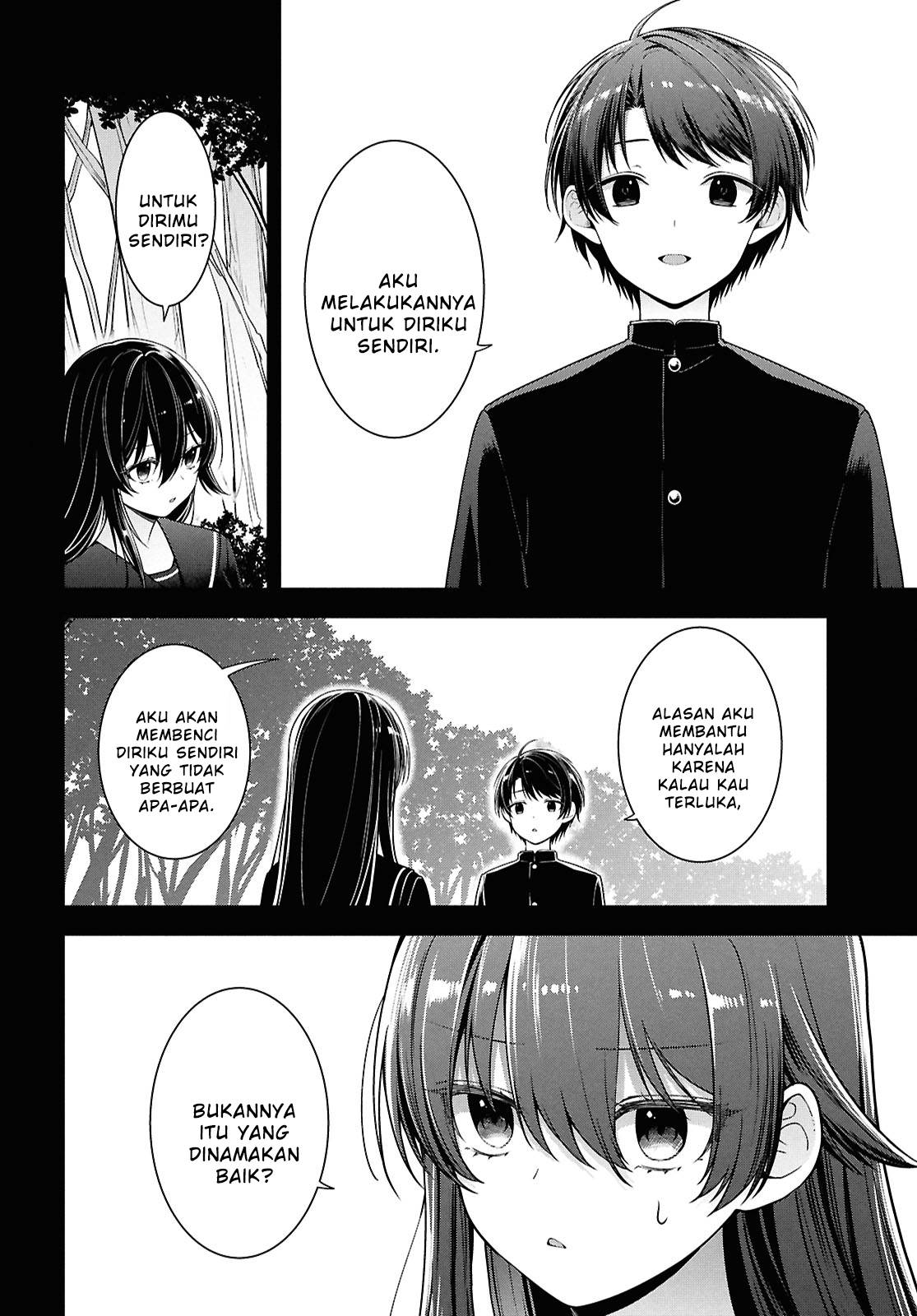 Tonari no Seki no Yankee Shimizu-san ga Kami o Kuroku Sometekita Chap 4 - Next Chap 5