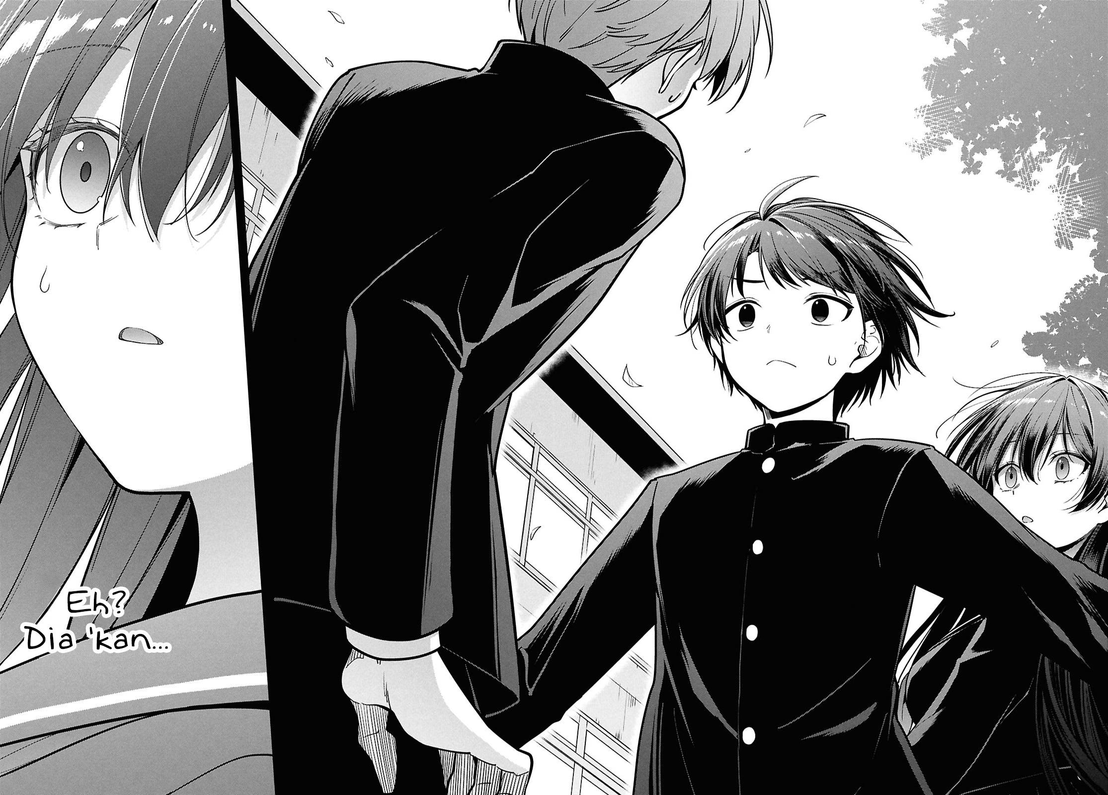 Tonari no Seki no Yankee Shimizu-san ga Kami o Kuroku Sometekita Chap 4 - Next Chap 5