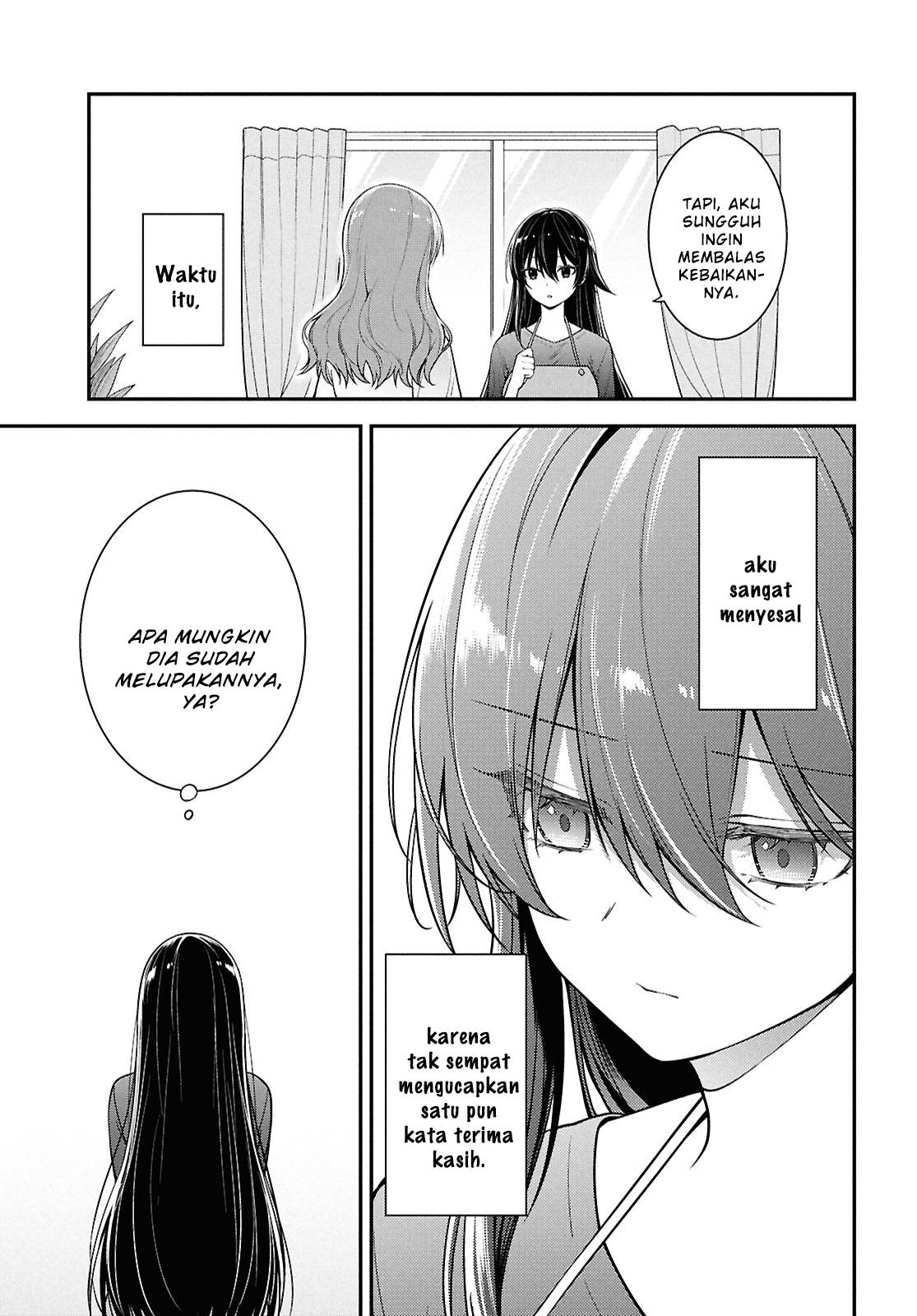 Tonari no Seki no Yankee Shimizu-san ga Kami o Kuroku Sometekita Chap 4 - Next Chap 5