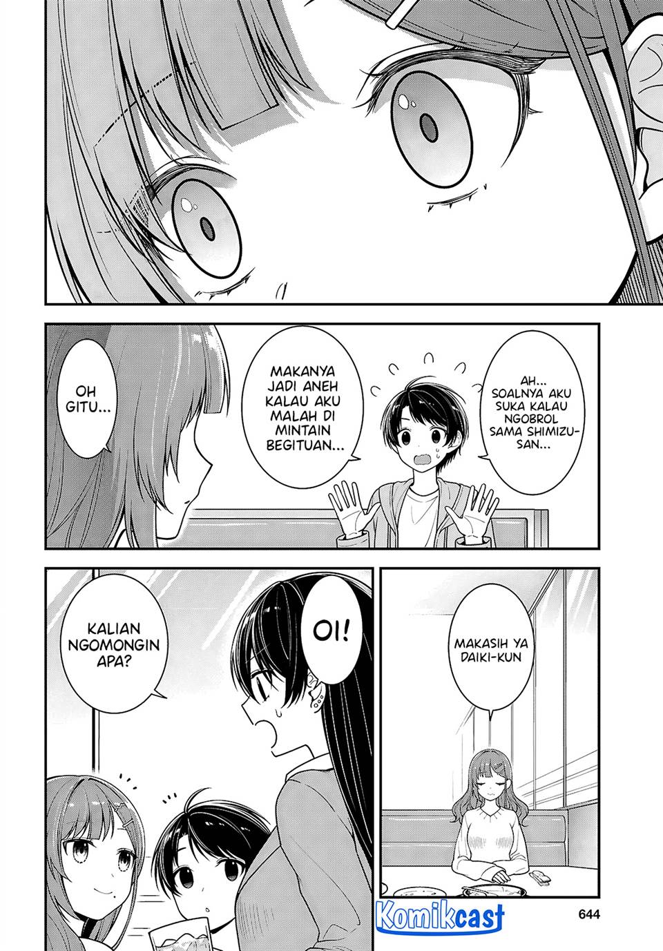 Tonari no Seki no Yankee Shimizu-san ga Kami o Kuroku Sometekita Chap 5 - Next Chap 6