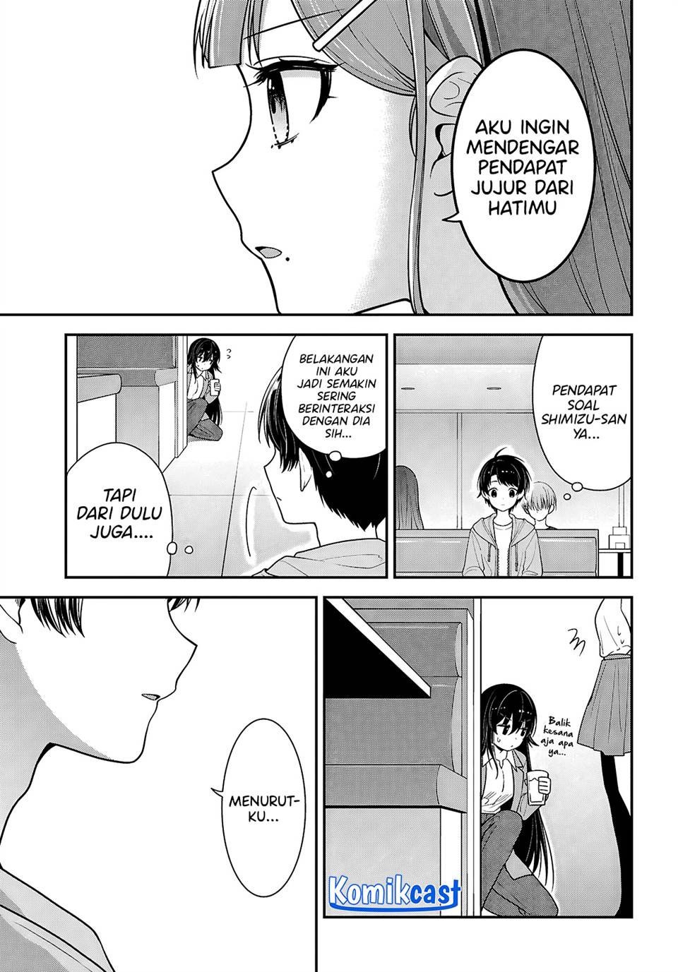 Tonari no Seki no Yankee Shimizu-san ga Kami o Kuroku Sometekita Chap 5 - Next Chap 6