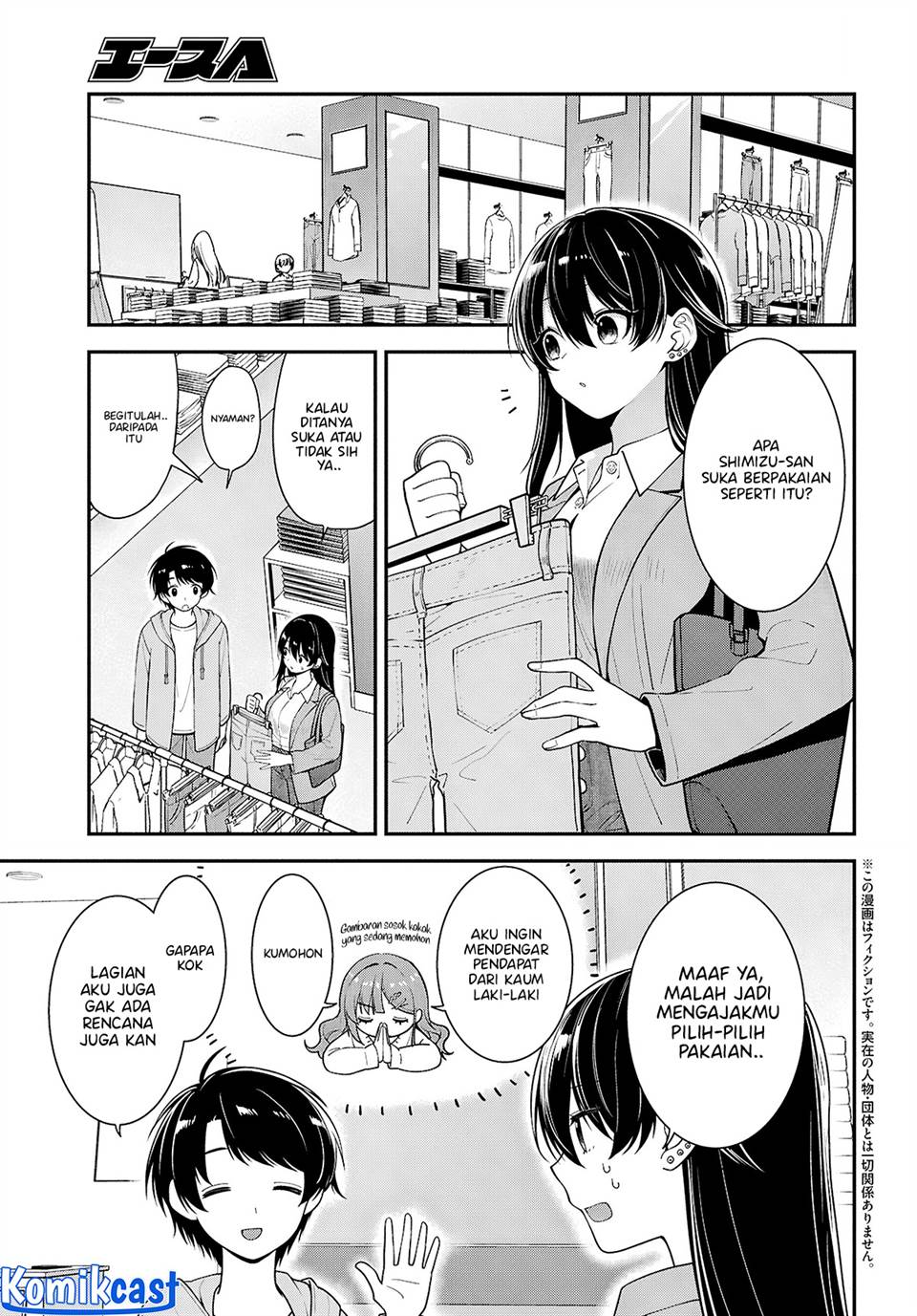 Tonari no Seki no Yankee Shimizu-san ga Kami o Kuroku Sometekita Chap 6 - Next Chap 7