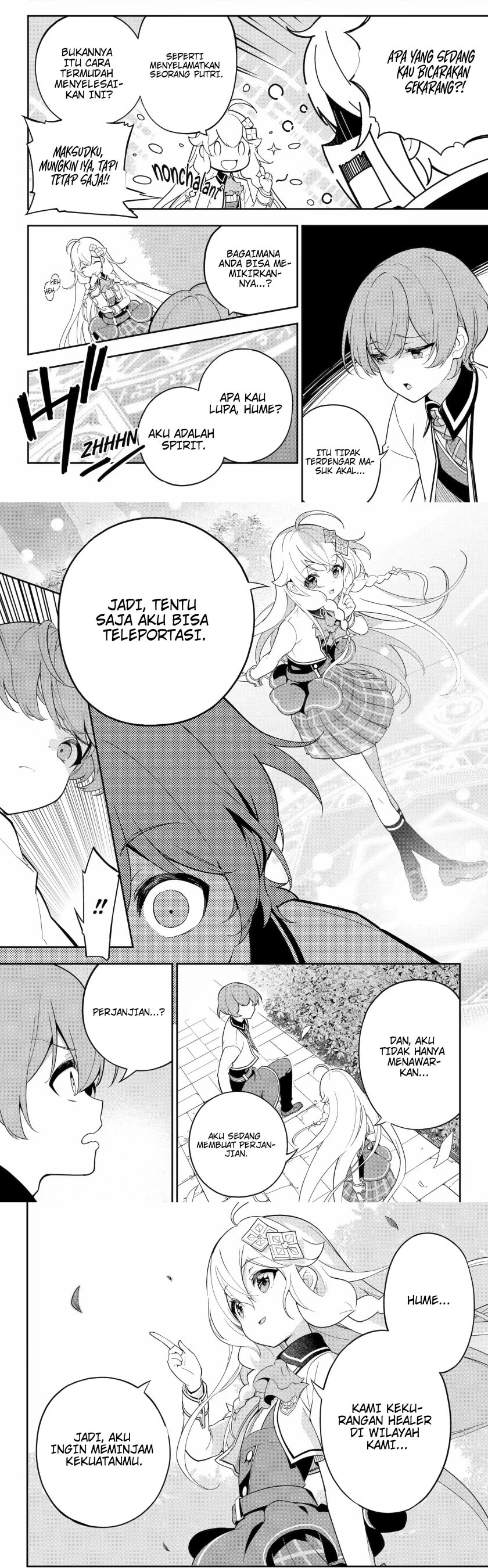 Chichi wa Eiyuu, Haha wa Seirei, Musume no Watashi wa Tenseisha. Chap 50.1 - Next Chap 51.1