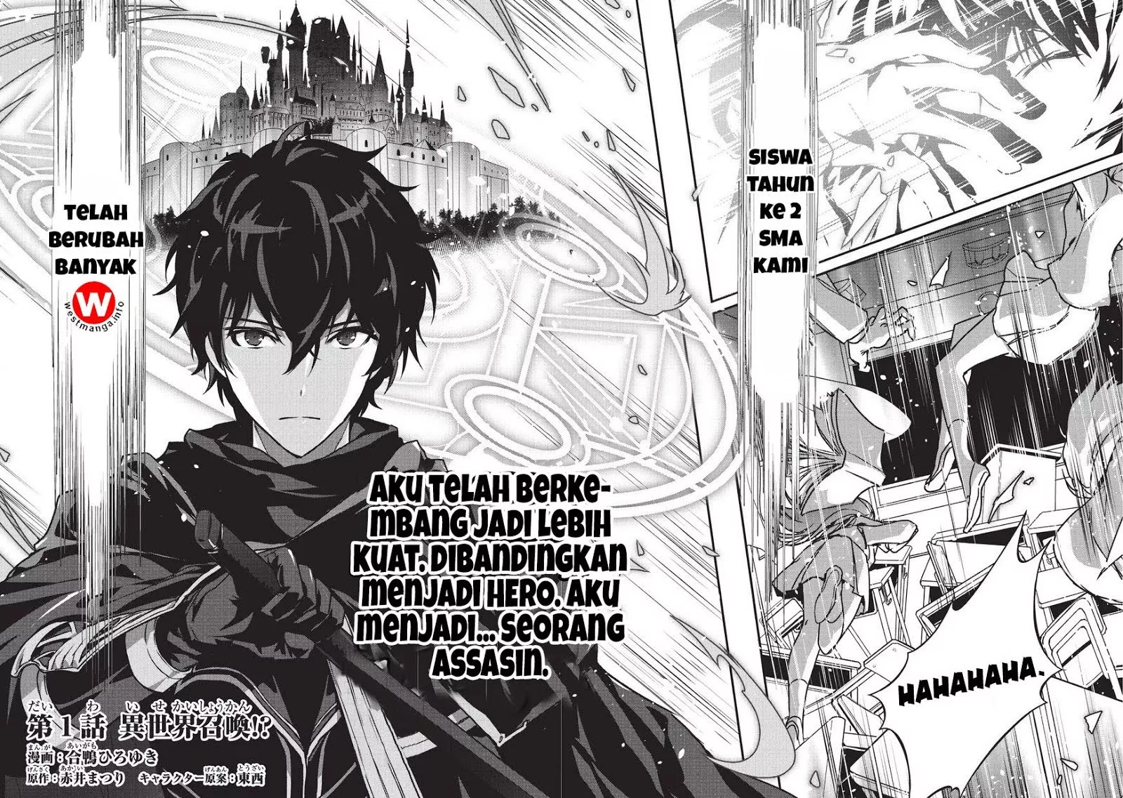Assassin de Aru Ore no Sutetasu ga Yuusha Yori mo Akiraka ni Tsuyoi Nodaga Chap 1 - Next Chap 2