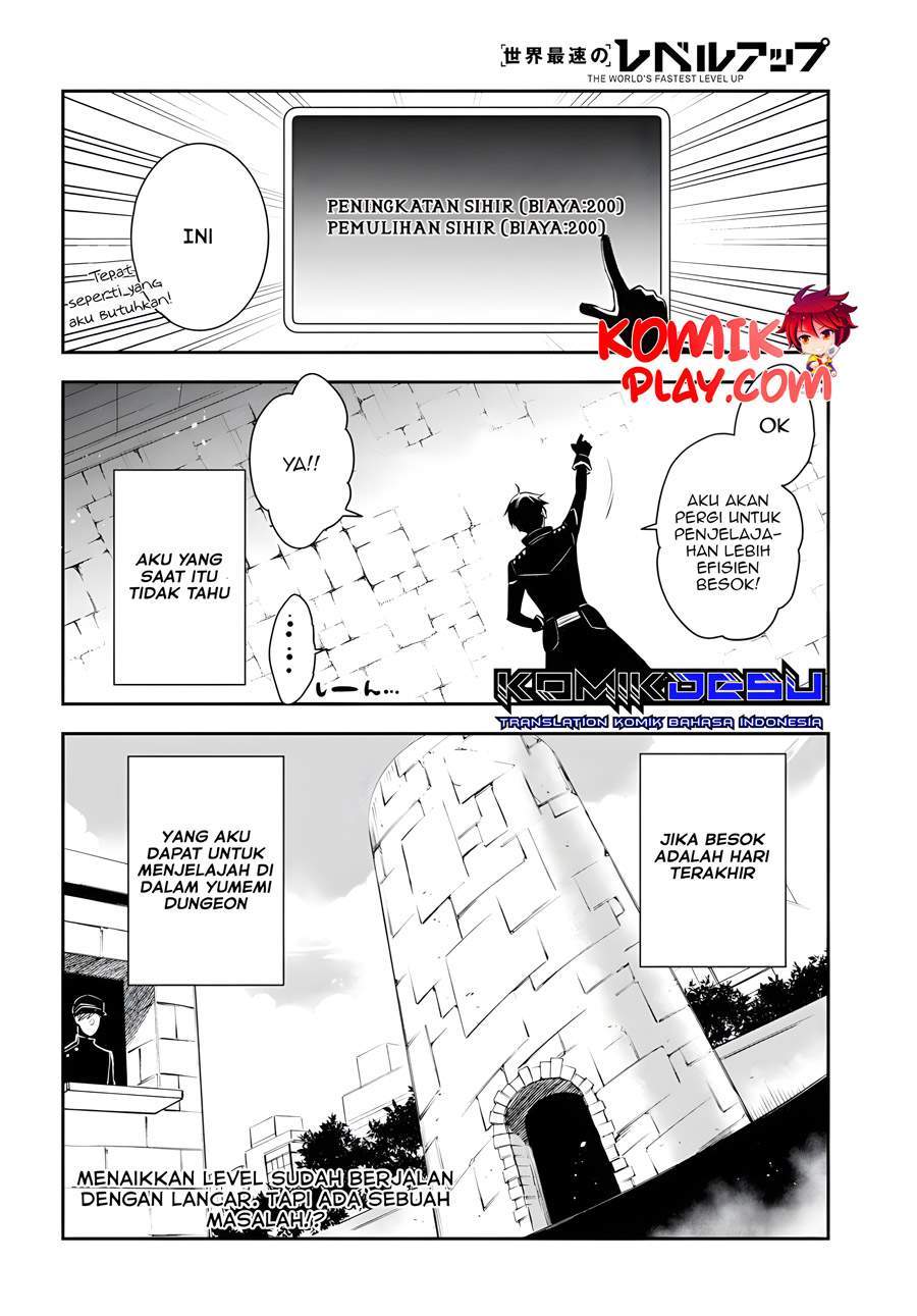 Sekai Saisoku no Level Up! Chap 3 - Next Chap 4