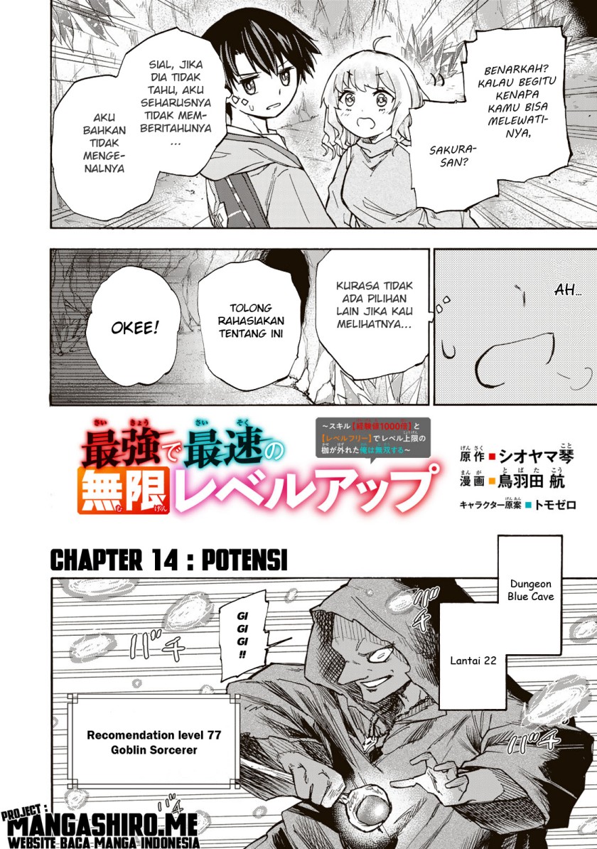 Saikyou de Saisoku no Mugen Level Up Chap 14 - Next Chap 15