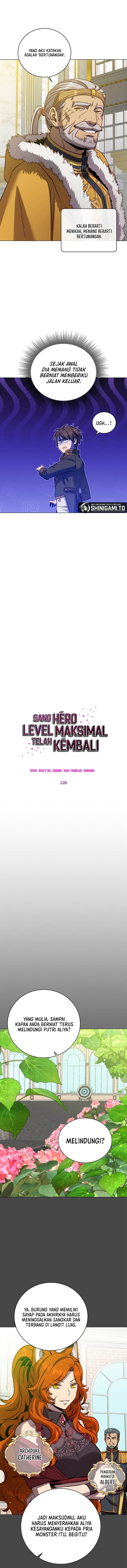 The MAX leveled hero will return! Chap 228 - Next Chap 229