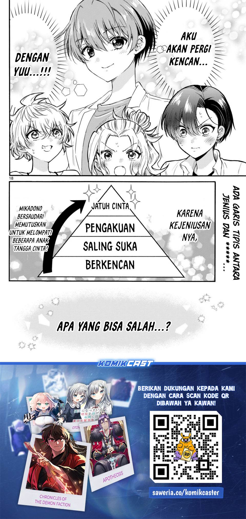 Mikadono Sanshimai wa Angai, Choroi Chap 126 - Next Chap 127