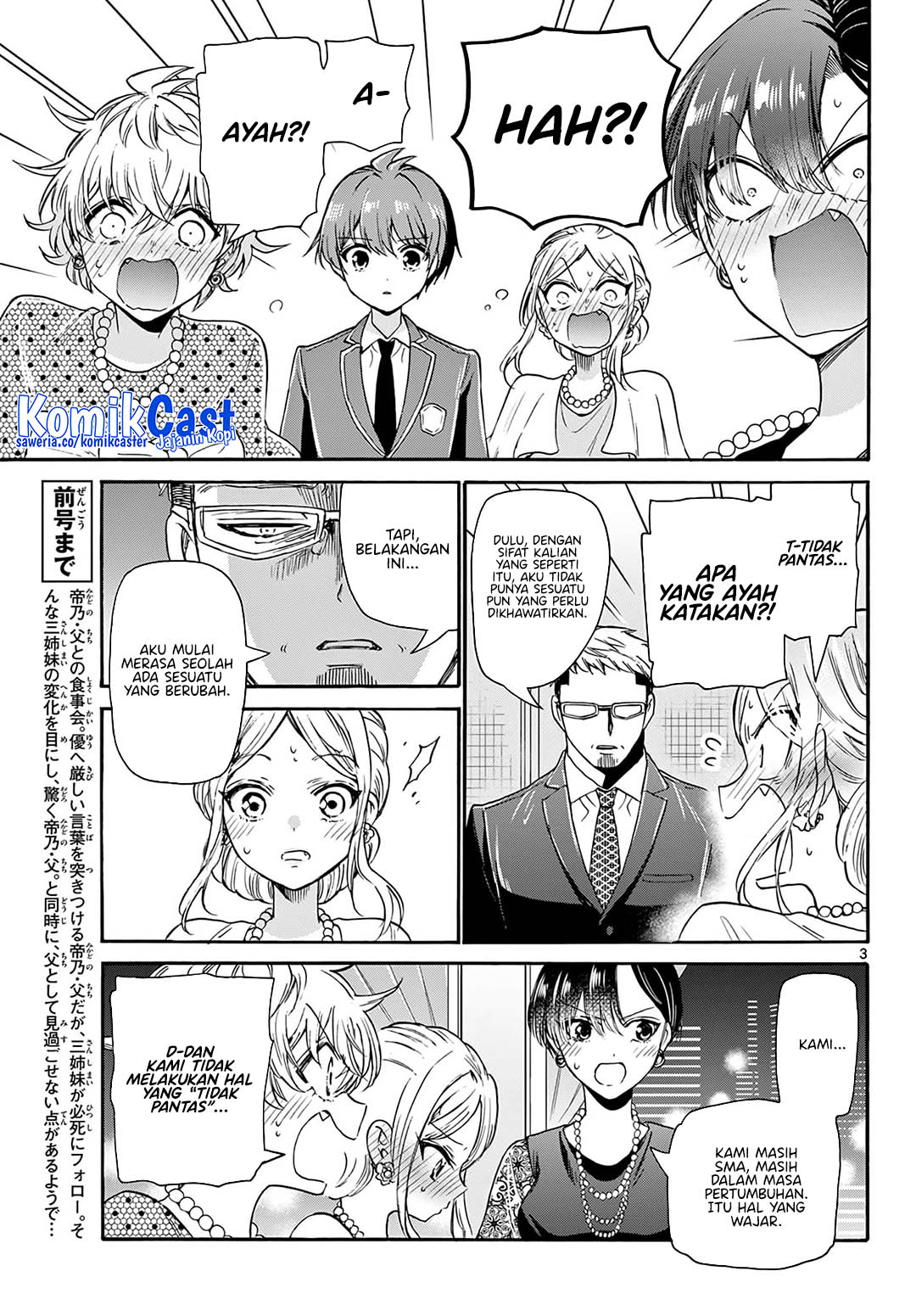 Mikadono Sanshimai wa Angai, Choroi Chap 56 - Next Chap 57