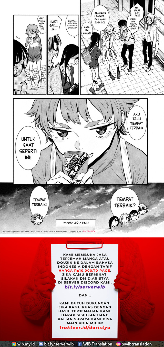 Yancha Gal no Anjou-san Chap 49 - Next Chap 50