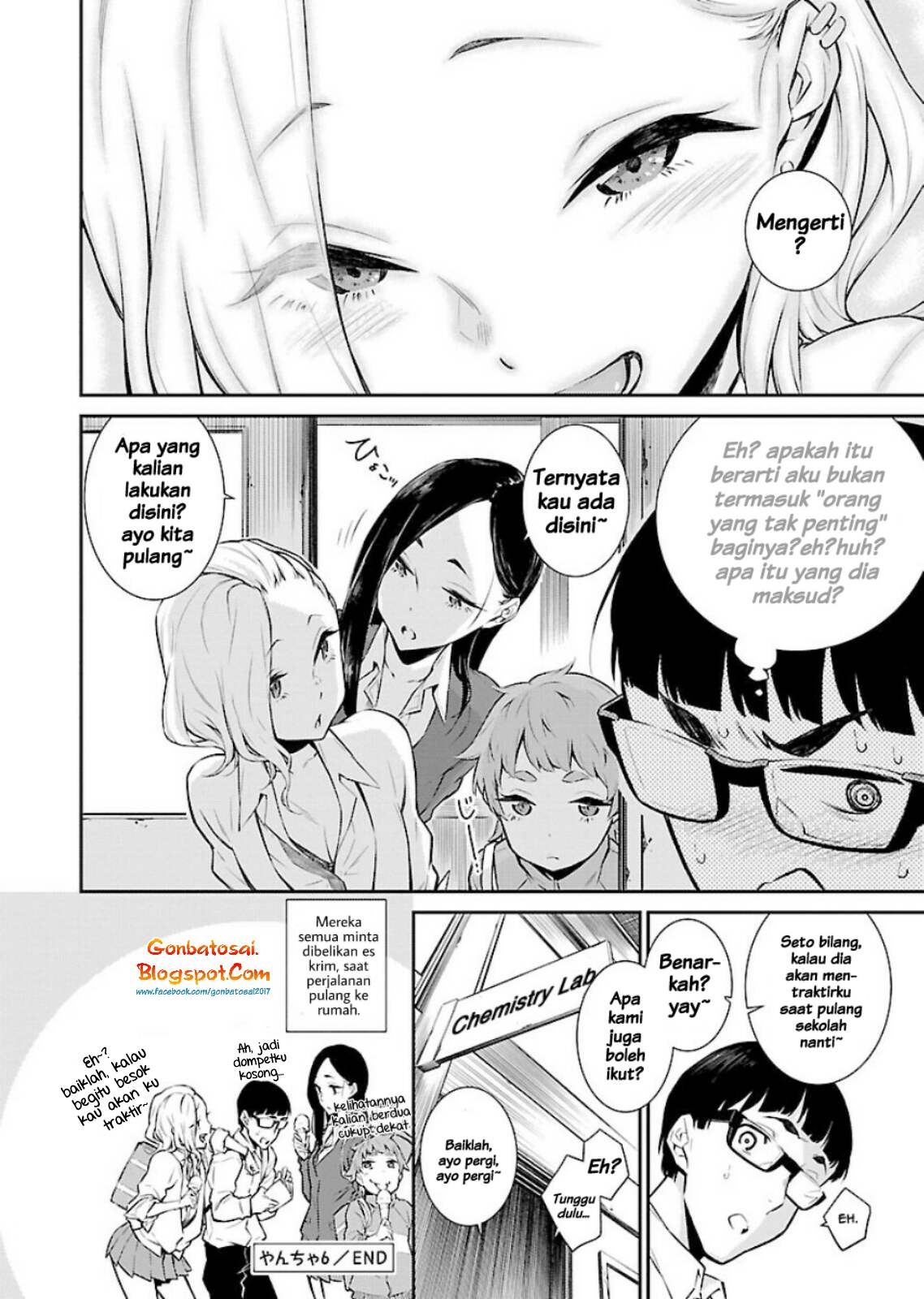 Yancha Gal no Anjou-san Chap 6 - Next Chap 7