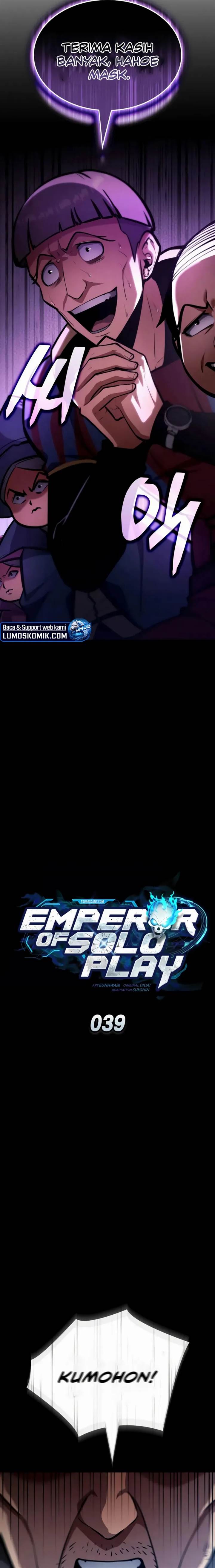 Emperor of Solo Play Chap 39 - Next Chap 40