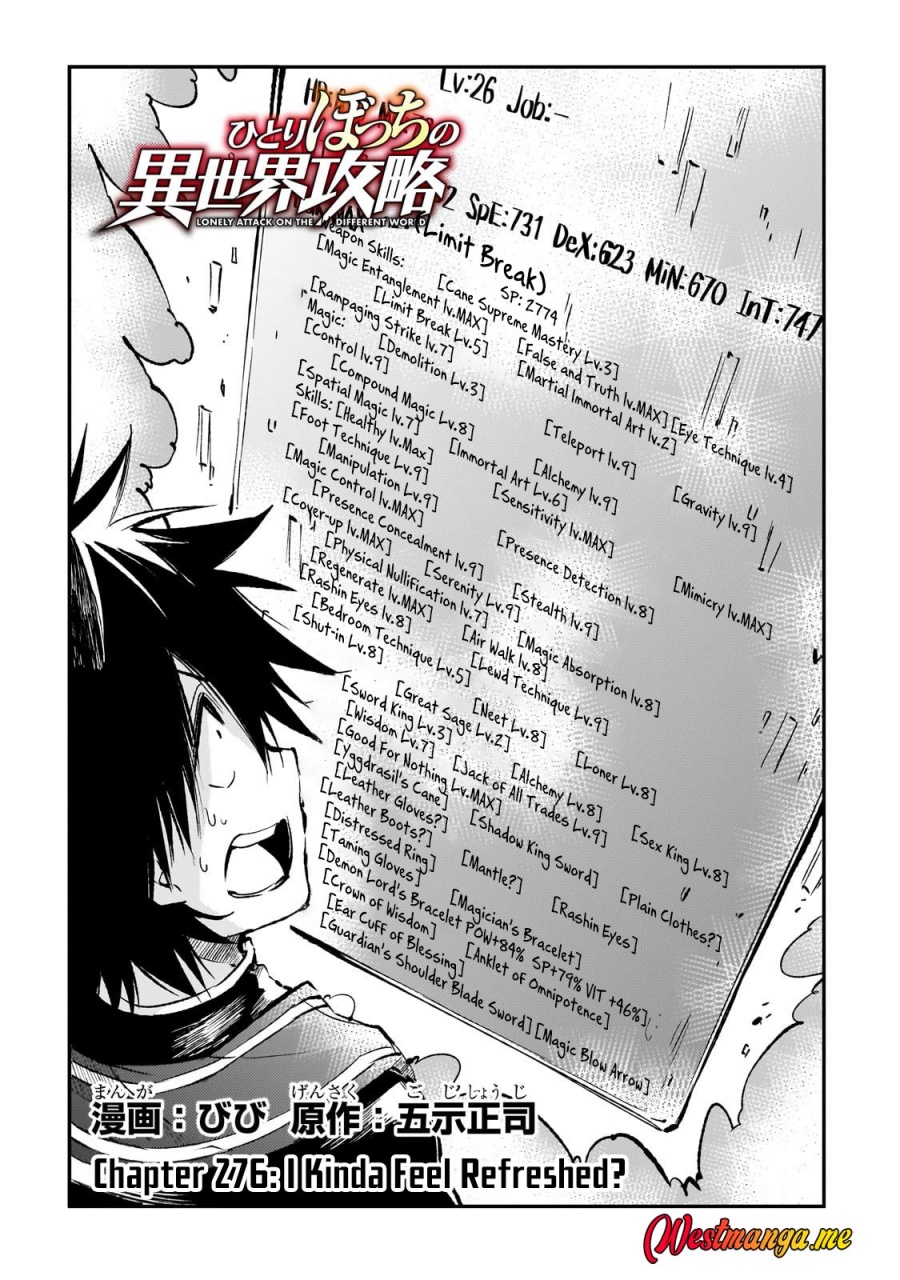 Hitoribocchi no Isekai Kouryaku Chap 276 - Next Chap 277