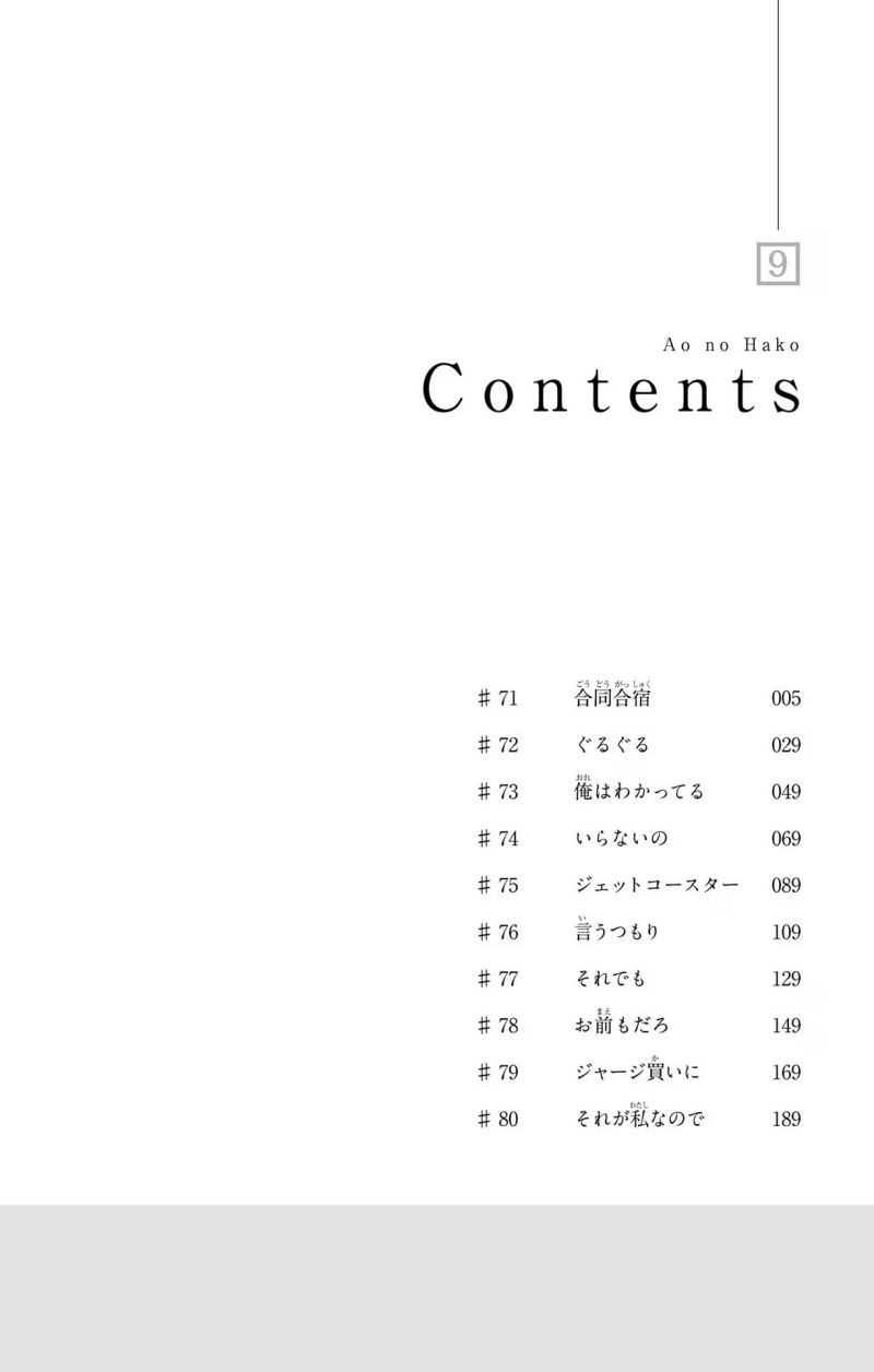 Ao no Hako Chap 71 - Next Chap 72