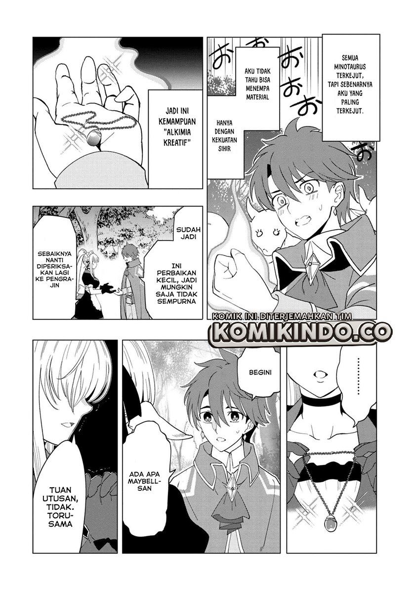 Souzou Renkinjutsushi Wa Jiyuu wo Ouka Suru Kokyou wo Tsuihou Saretara, Maou No Ohizamoto De Chouzetsu Kouka No Magic Item Zukuri Houdai Ni Narimashita Chap 1.4 - Next Chap 2.4