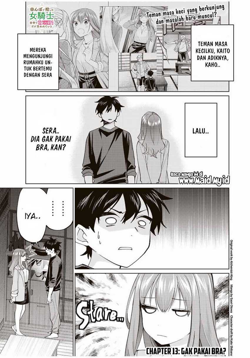 Tanbo de Hirotta Onna Kishi, Inaka de Ore no Yome da to Omowareteiru Chap 13 - Next Chap 14