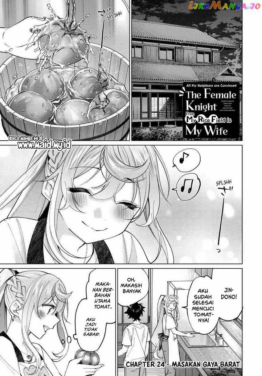 Tanbo de Hirotta Onna Kishi, Inaka de Ore no Yome da to Omowareteiru Chap 24 - Next Chap 25