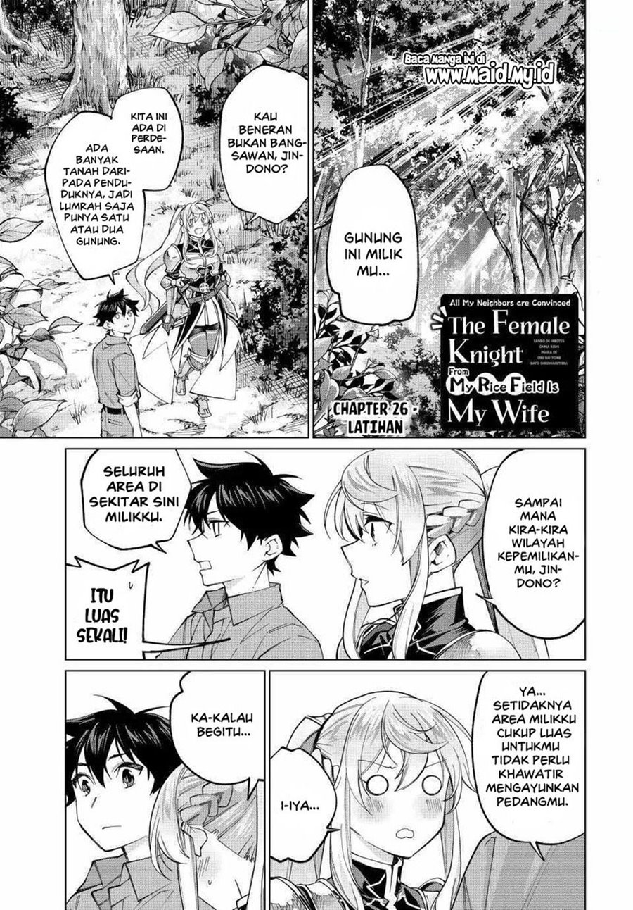 Tanbo de Hirotta Onna Kishi, Inaka de Ore no Yome da to Omowareteiru Chap 26 - Next Chap 27